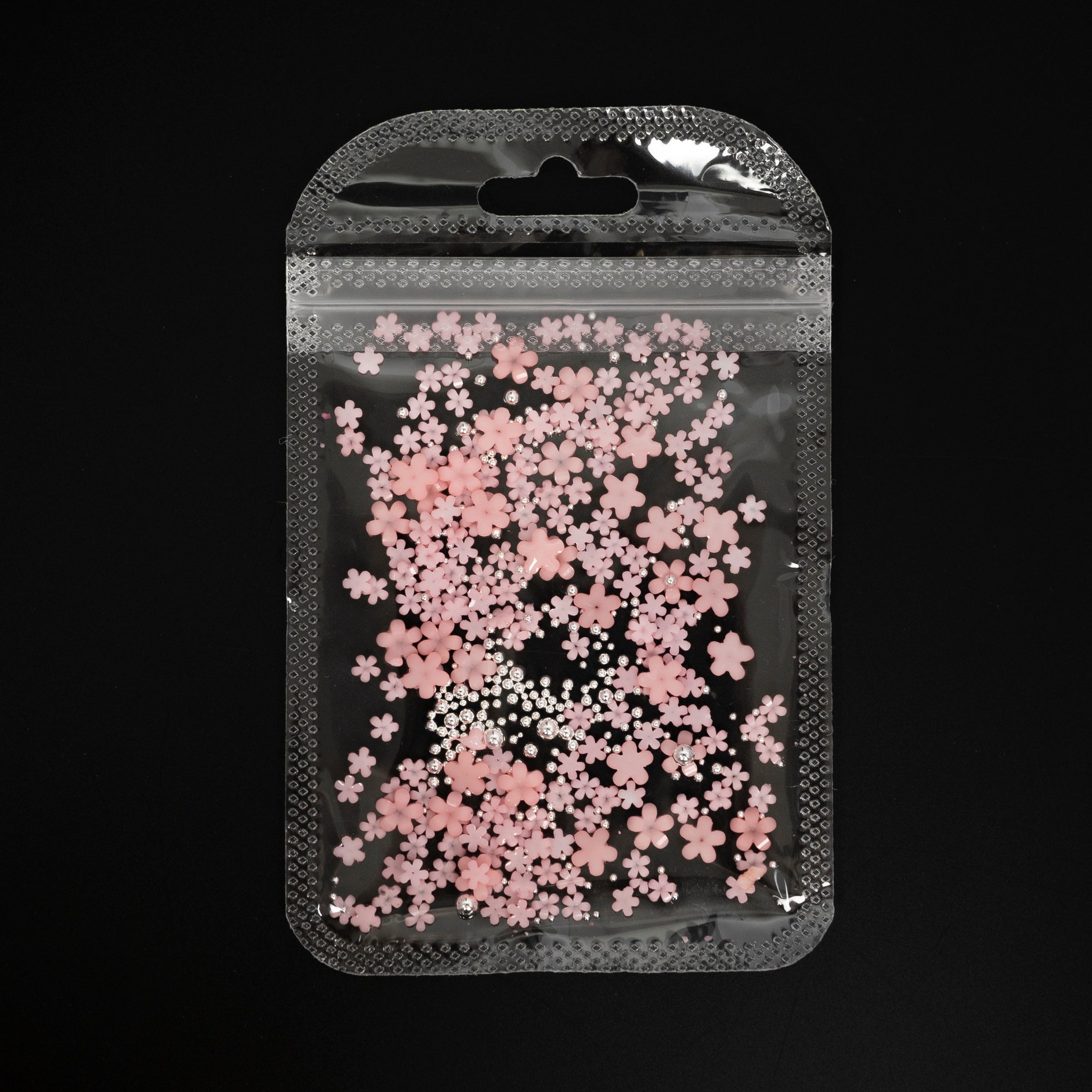 NAIL DECORATION - MULTI COLORS FLOWER SHAPED