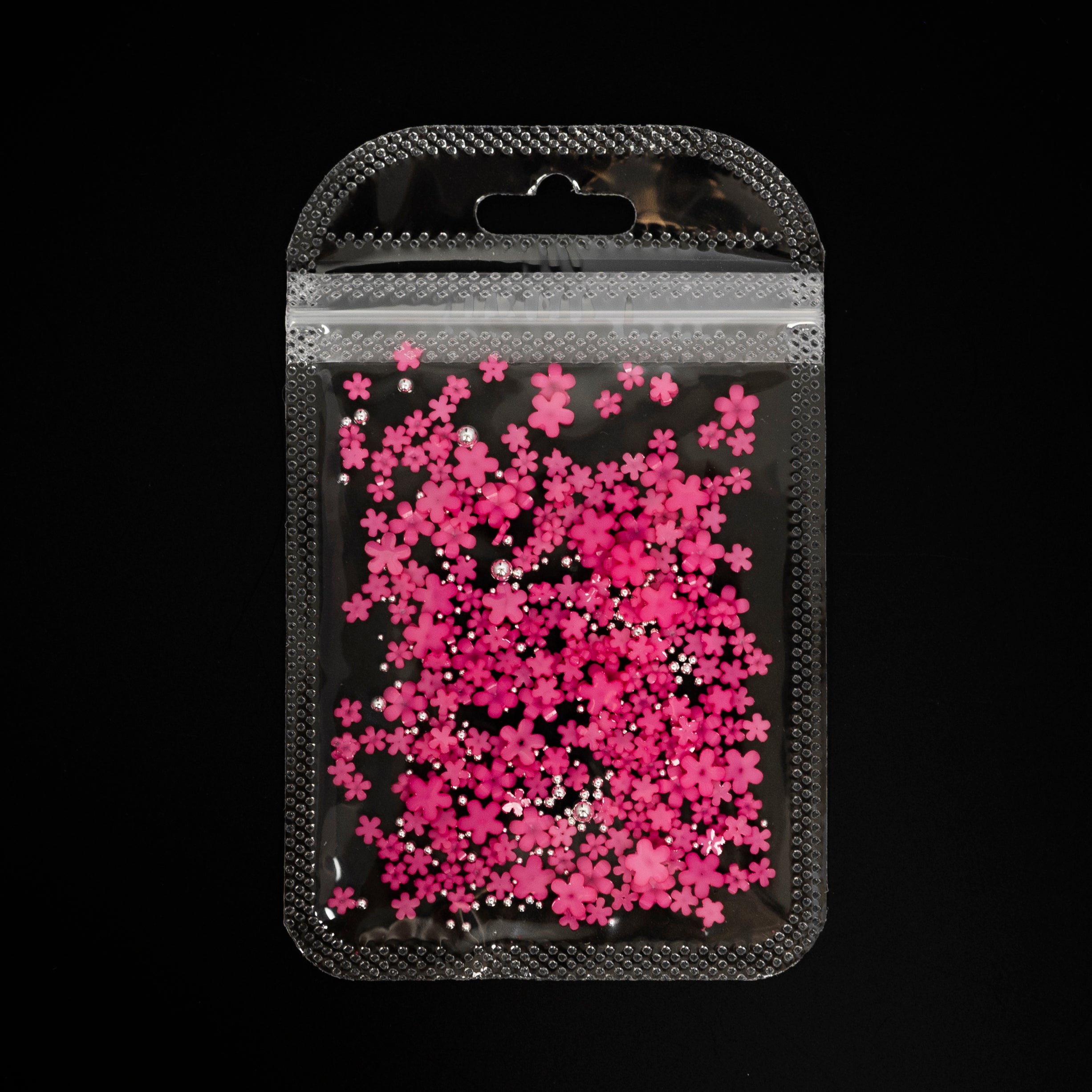 NAIL DECORATION - MULTI COLORS FLOWER SHAPED