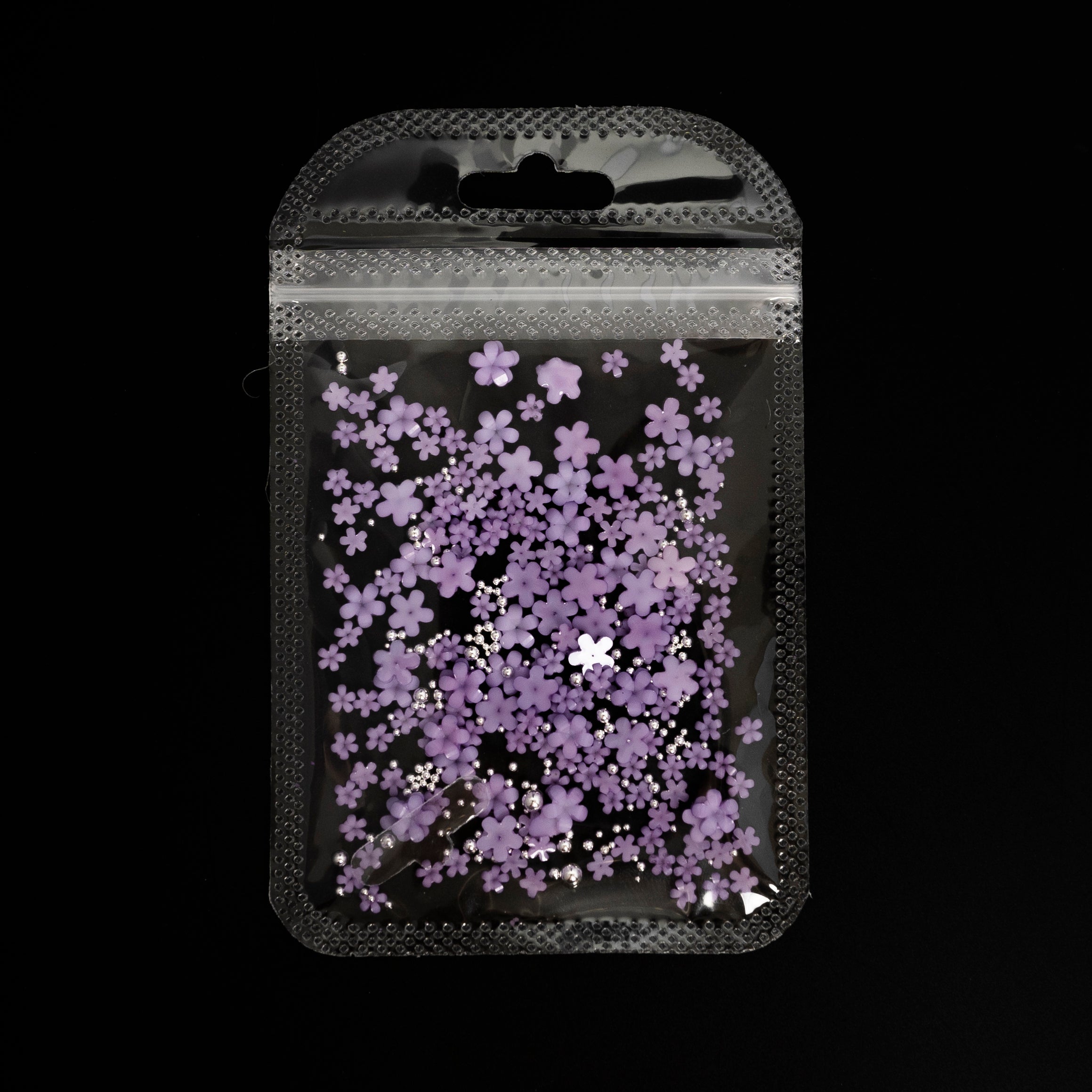 NAIL DECORATION - MULTI COLORS FLOWER SHAPED