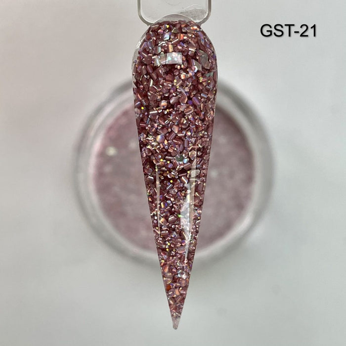 GEMS - COLLECTION 36 COLORS GLITTER POWDER