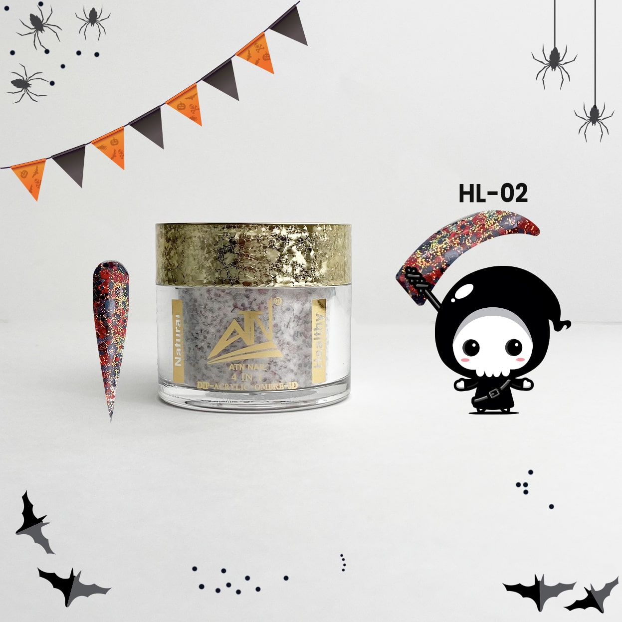 BỘT LẤP LÁNH HALLOWEEN | 2 OZ