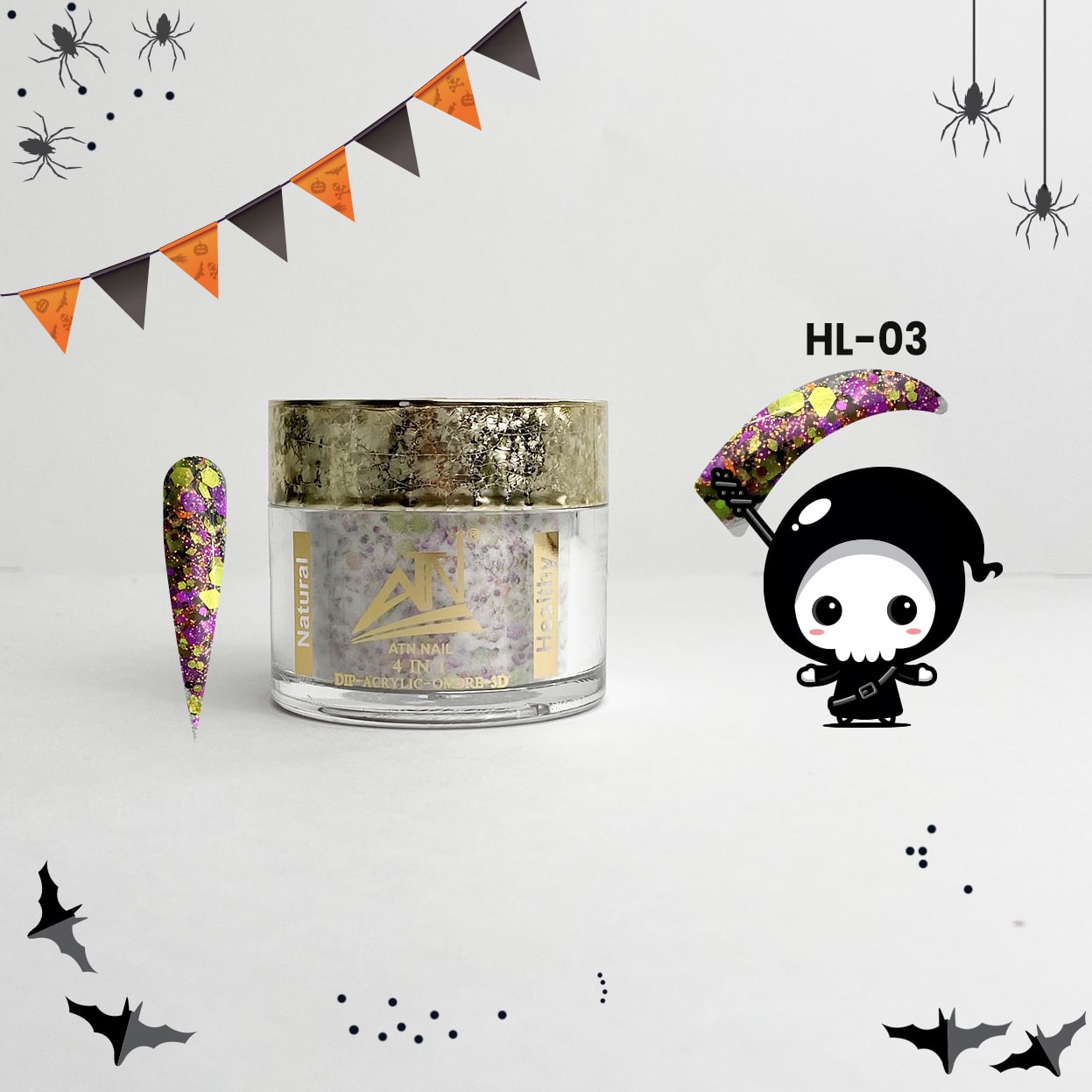 BỘT LẤP LÁNH HALLOWEEN | 2 OZ