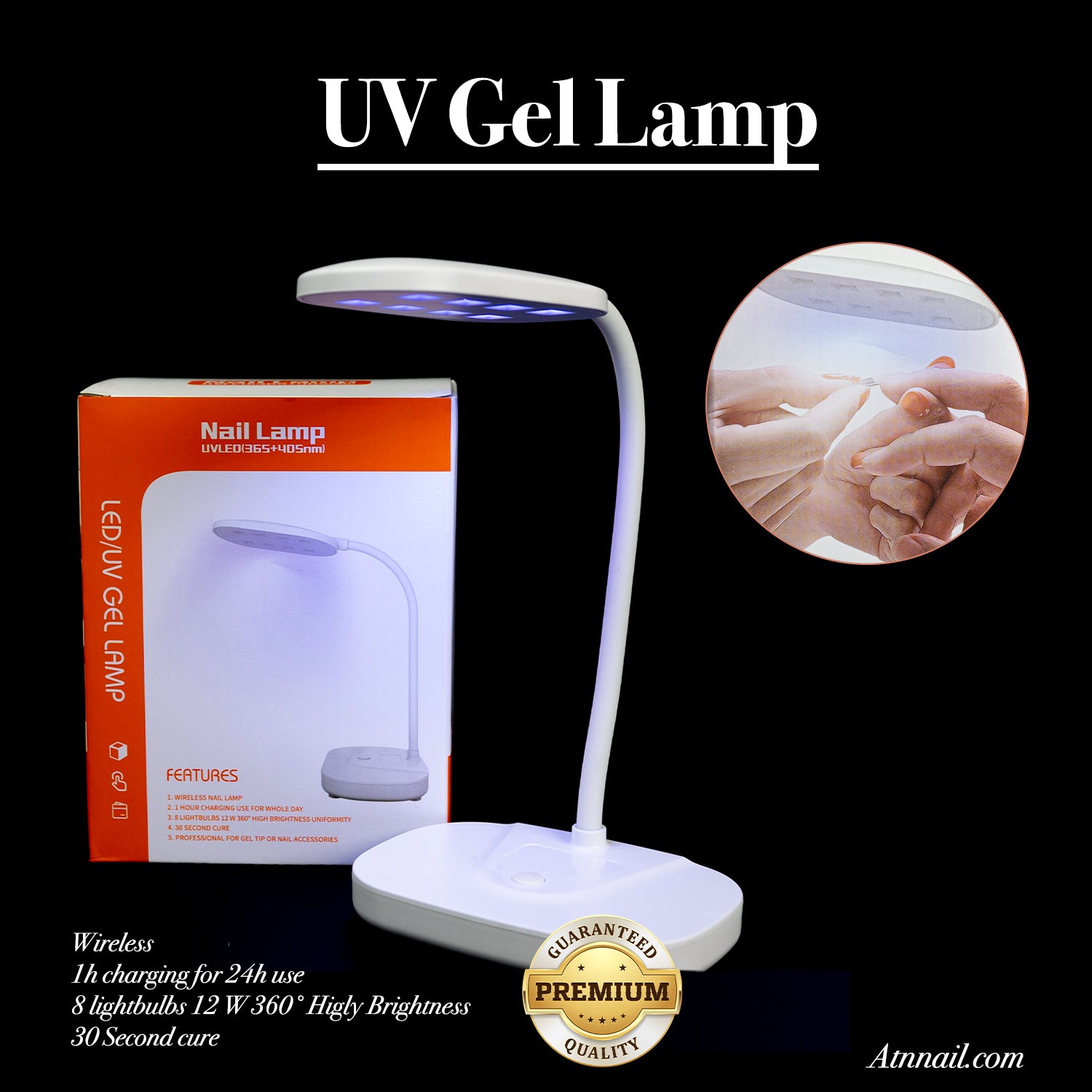 Led/UV Gel Lamp 12W
