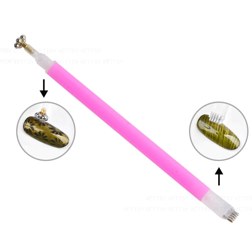 Flash Diamond Cat Eye Gel Polish Set – 12 Colors (15ml)