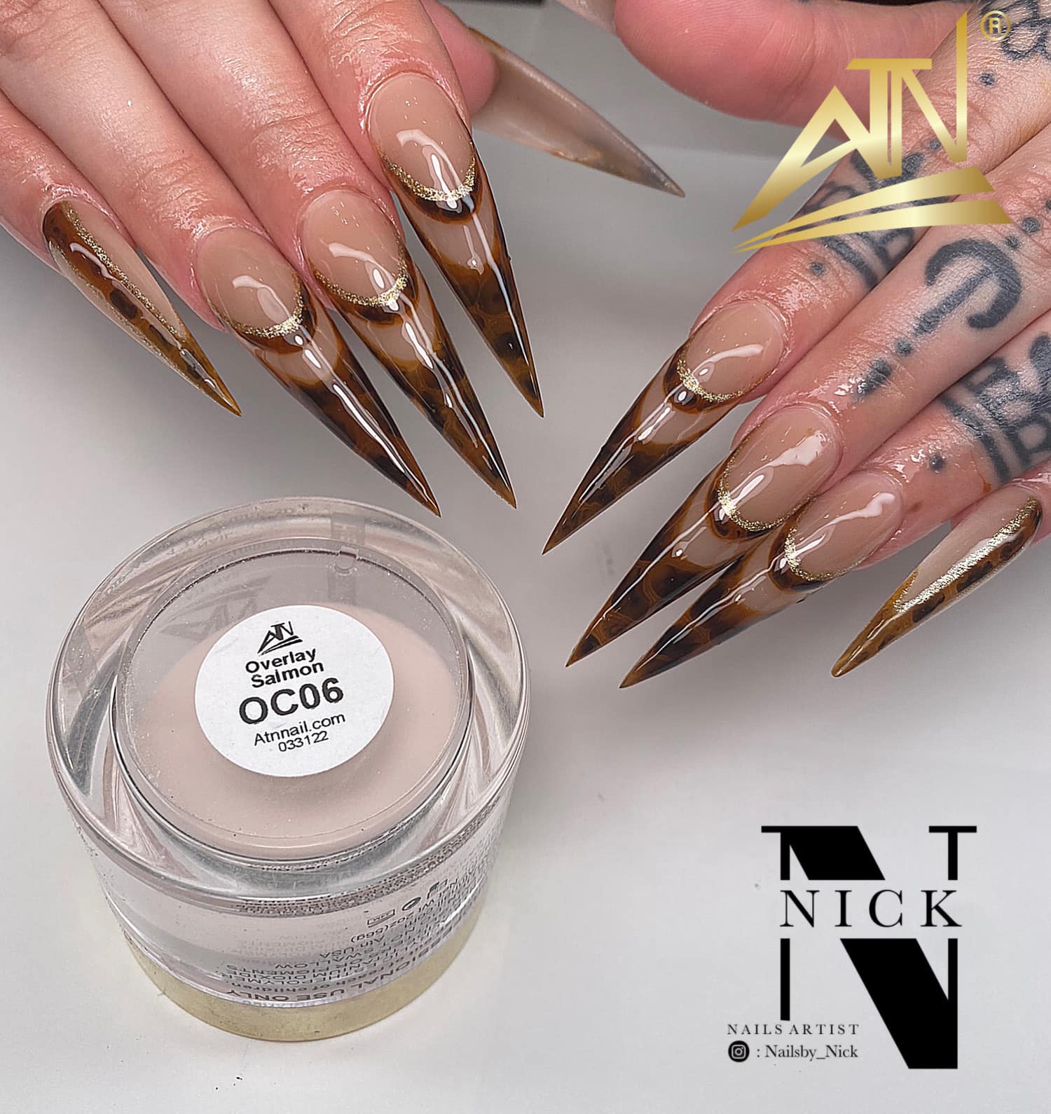 Light Overlay Acrylic Powder - Set OC 15 Colors