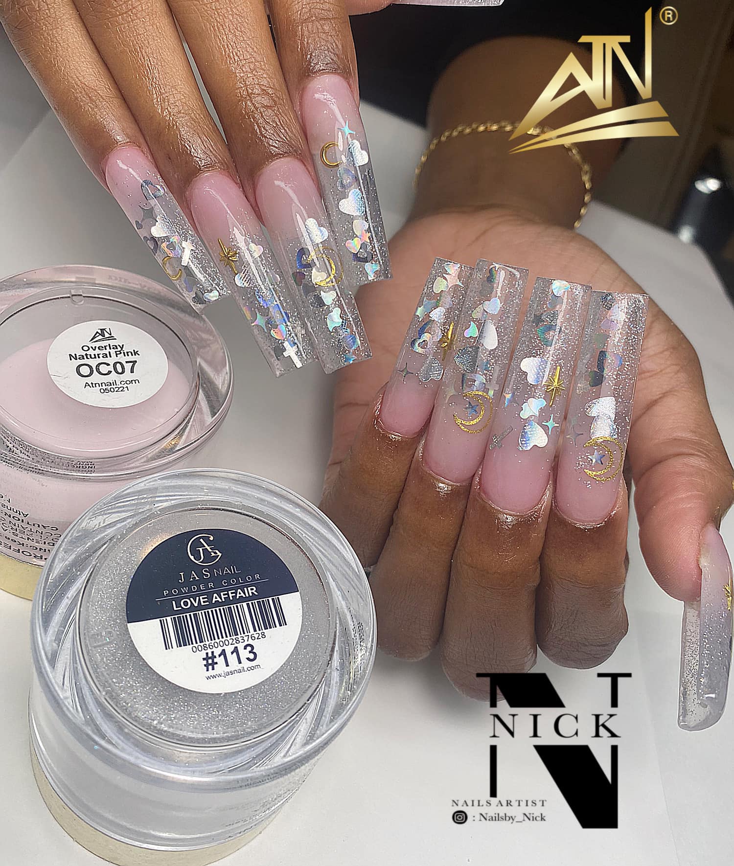 Light Overlay Acrylic Powder - Set OC 15 Colors