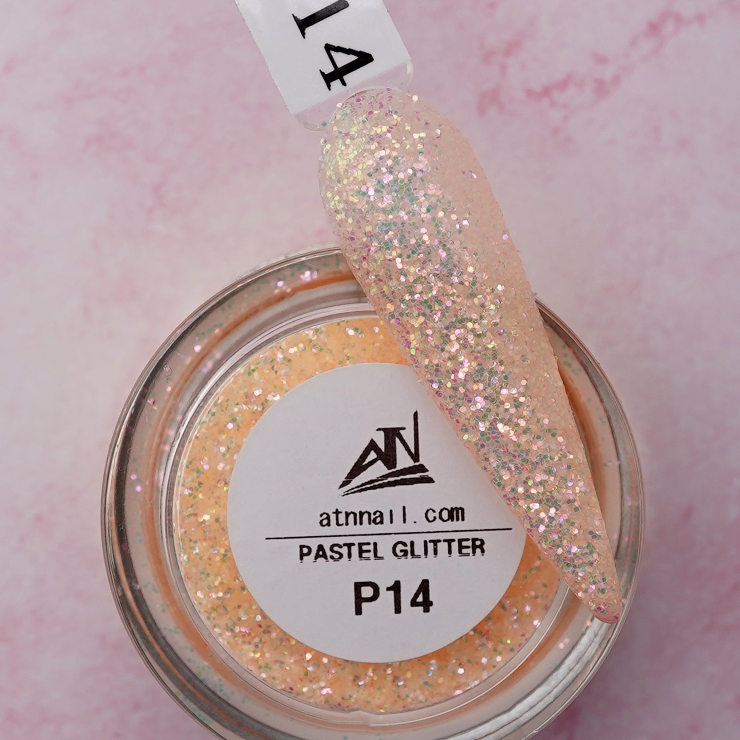 ATN Pastel Glitter 0.5 oz - Set P 14 Colors