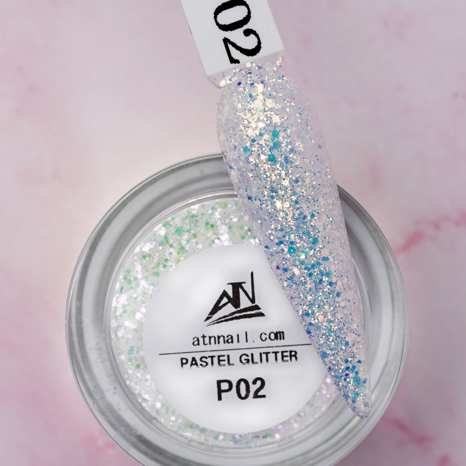 ATN Pastel Glitter 0.5 oz - Set P 14 Colors