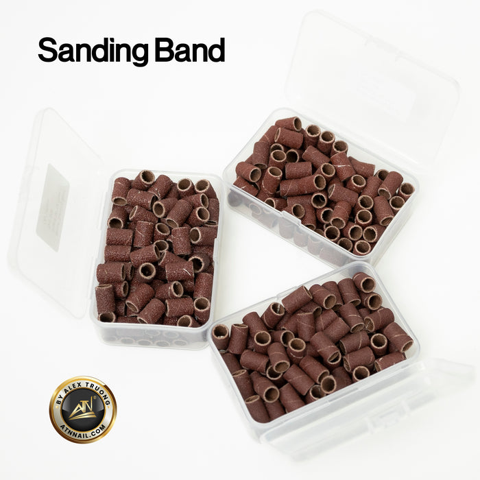 BROWN SANDING BAND - 3 size | 100 Pcs