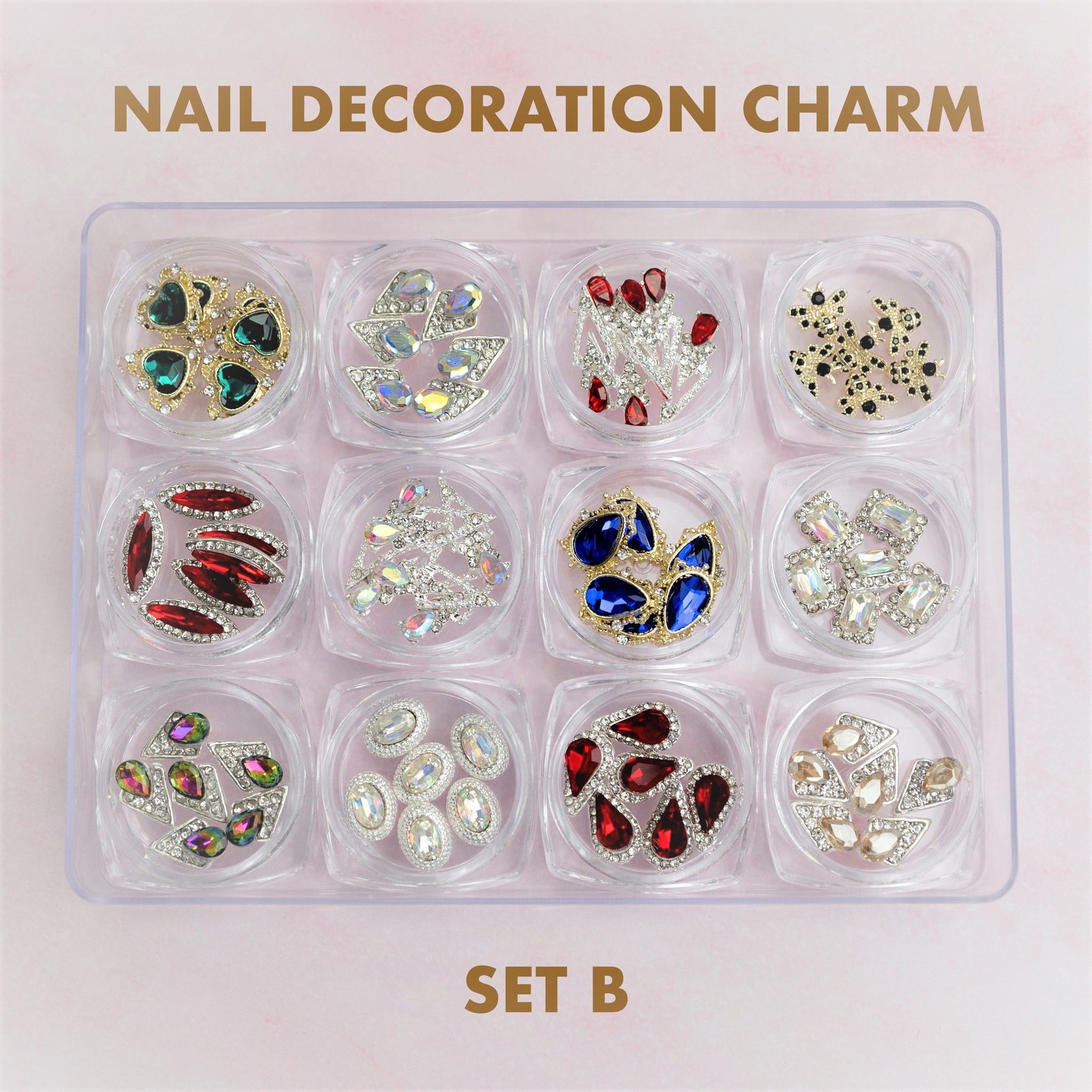 SPECIAL PRICE !!! NAIL DECORATION RHINSTONES CHARM SPECIAL SET