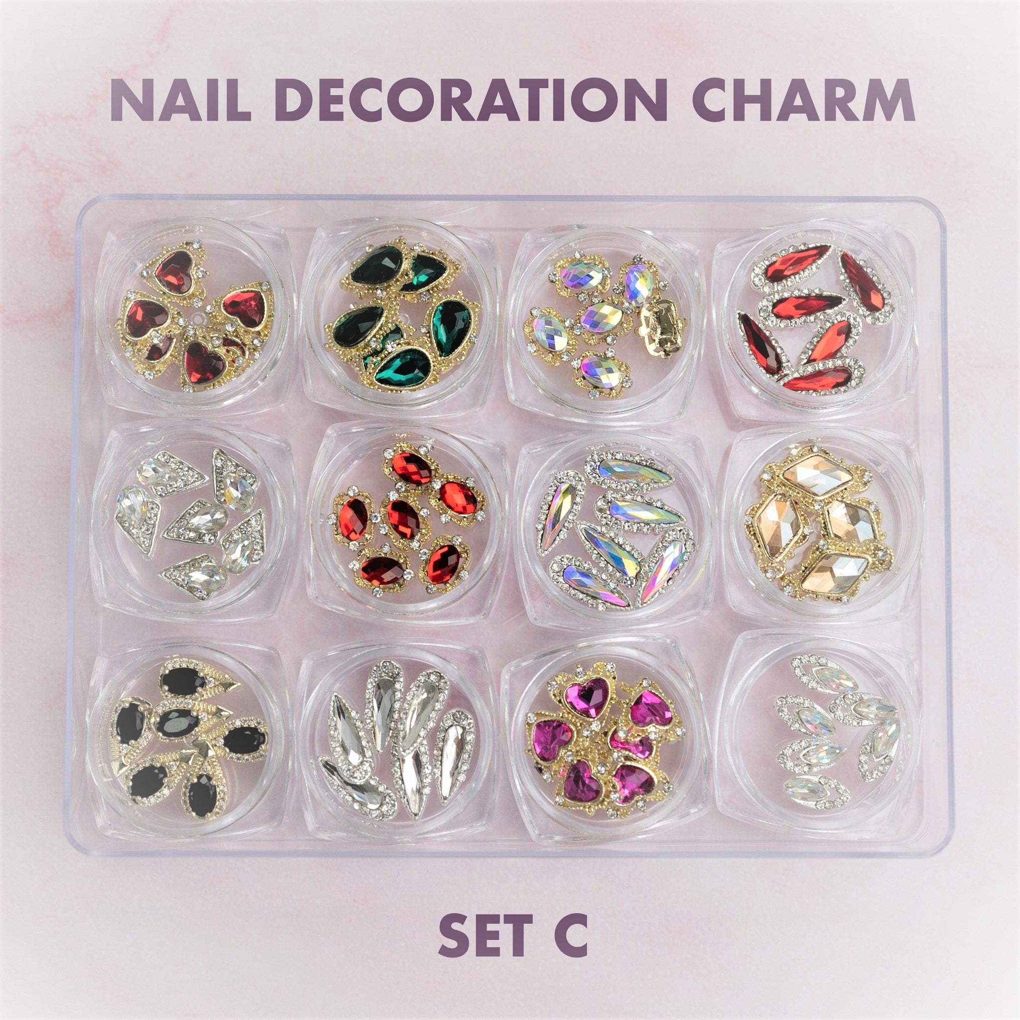 SPECIAL PRICE !!! NAIL DECORATION RHINSTONES CHARM SPECIAL SET