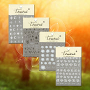 STICKER - MOON STAR FLOWER | SET 4 PCS