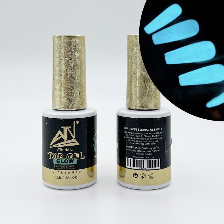 Top Gel phát sáng trong bóng tối – Xanh lá &amp; Xanh dương 