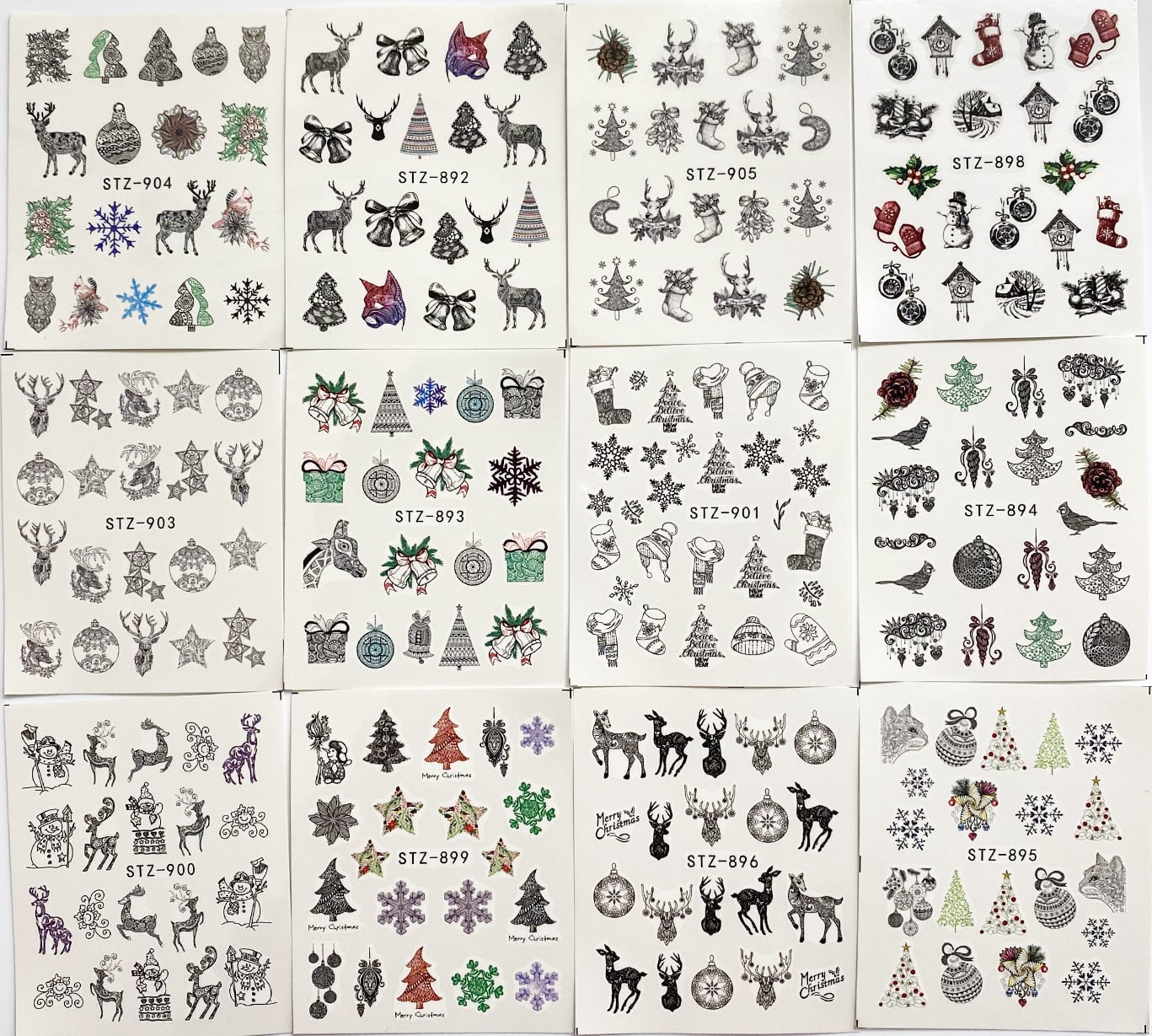 STICKER - NAIL ART WATER