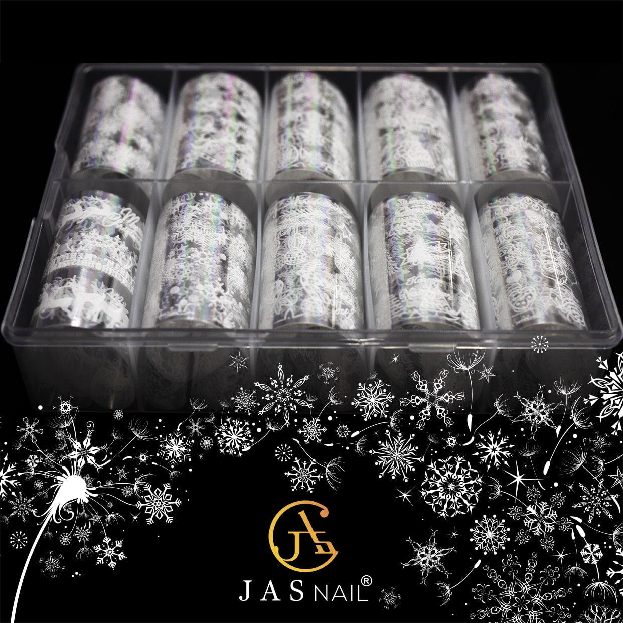 TRANSFER FOIL - CHRISTMAS WHITE | DFOTX03