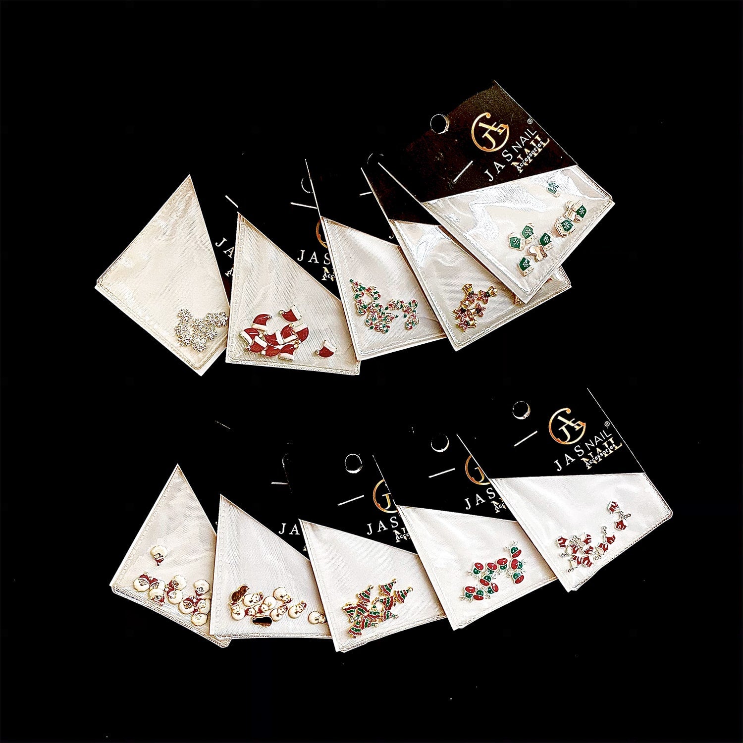 TRANG TRÍ MÓNG TAY - CHARM - Giáng Sinh | Bộ 10 cái